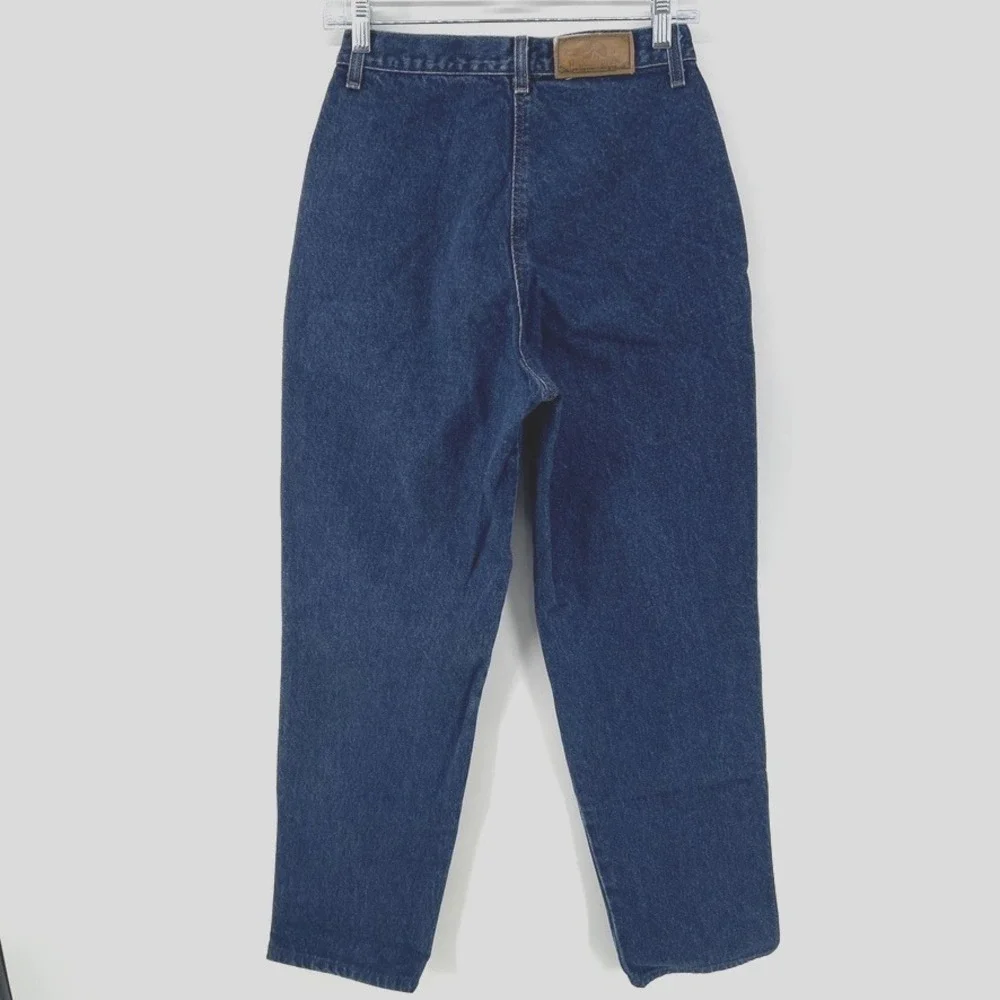VTG Rockies Bareback Jeans Womens Sz 29/9 Dark Blue High Waist High Rise Solid